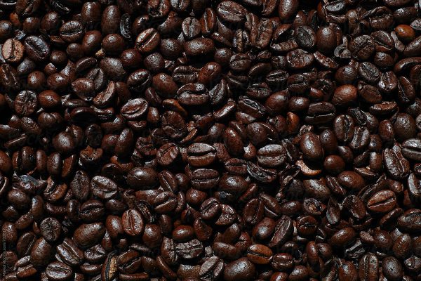 Black Roasted Coffee Beans